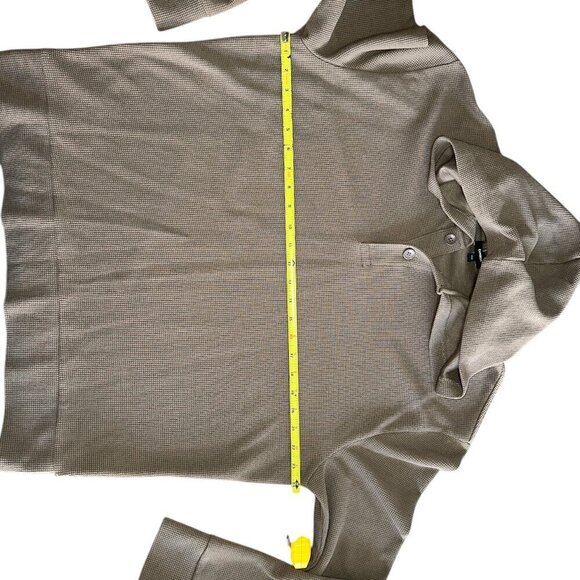 Express Waffle Knit Hoodie Set Tan & Gray Size L - Picture 11 of 11